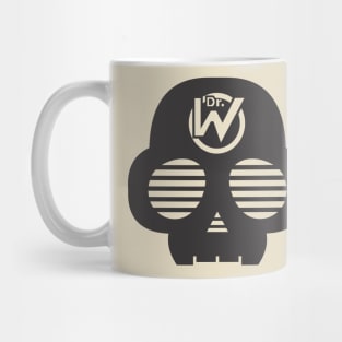 Wily Skull v.black Mug